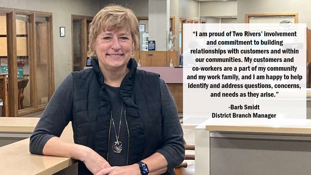 Shared Commitment to Community Banking Two Rivers Bank Des Moines